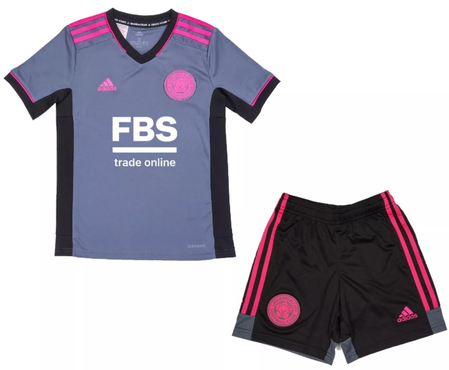 Kit infantil III Leicester City 2021 2022 Adidas oficial